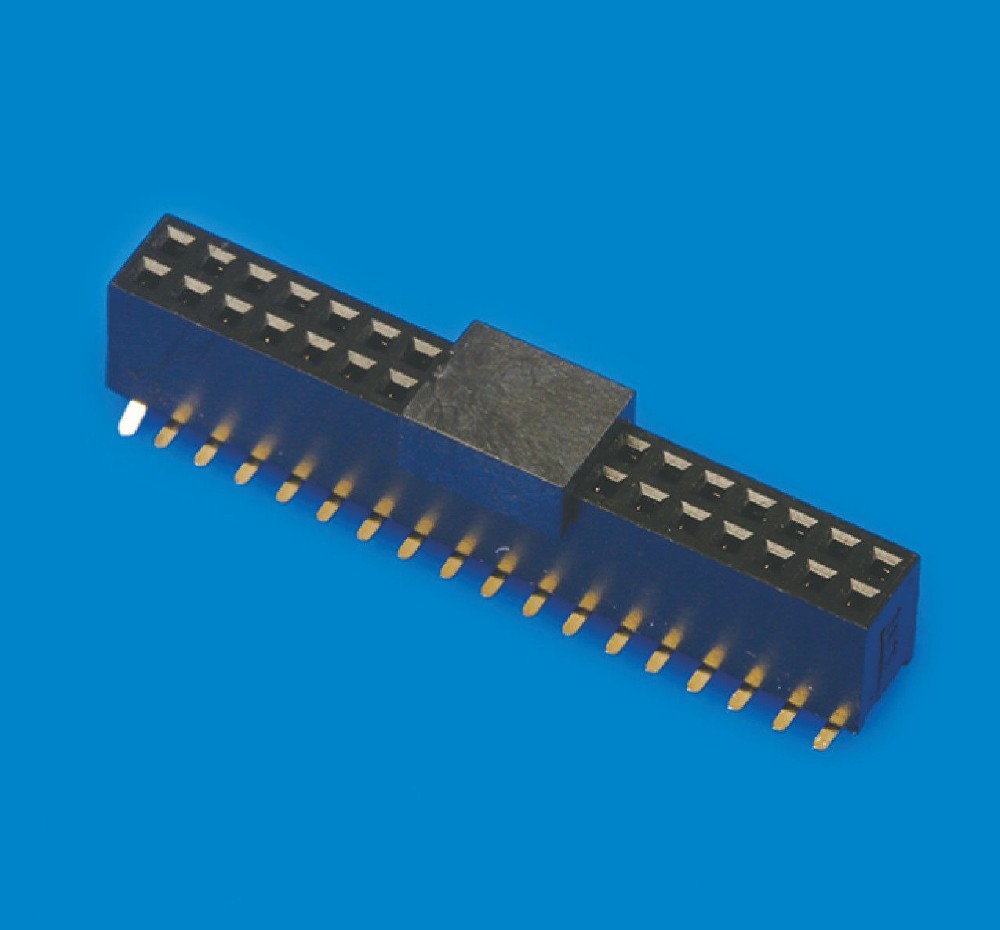 1.27 2x18P 立贴 带内柱 H4.3